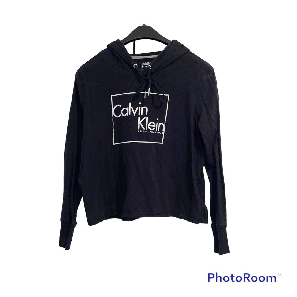 Calvin Klein performance dry cropped lightweight sweater